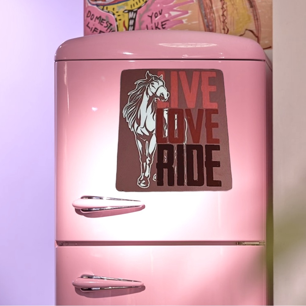 Live Love Ride Horse People Horsemanship Equestrian Pride Single Decor MAGNET